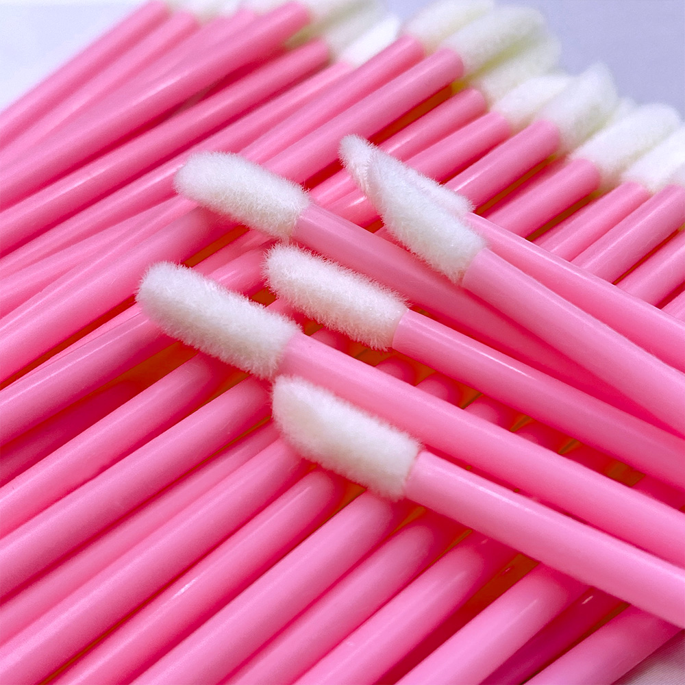 Beauty Kiss Makeup - 50/500PCS Disposable Lip Brush Eyelash Extension
