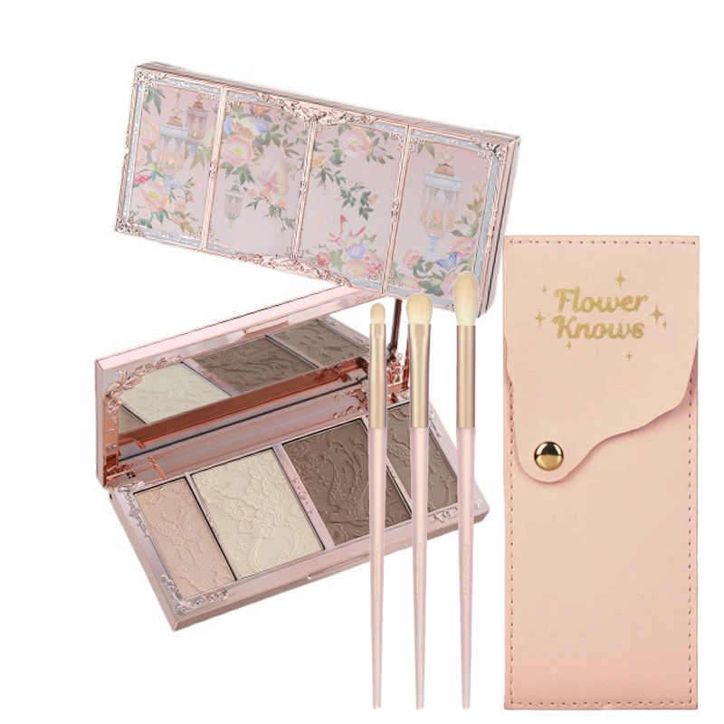 Highlighter Bronzer Palette - Flower Knows Makeup Butterfly Cloud Collar
