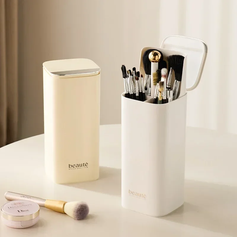 Beauty Kiss Makeup - Automatic Dustproof Lifting Makeup Brushes Holder