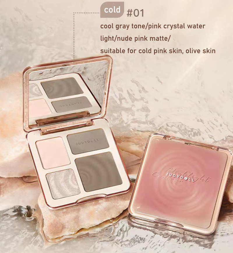 JUDYDOLL Waterproof Contour St - Highlighter Bronzer Palette 评论和价格