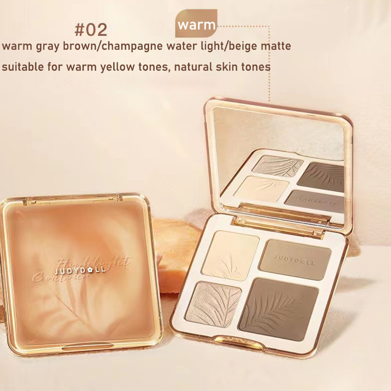 JUDYDOLL Waterproof Contour St - Highlighter Bronzer Palette 评论和价格
