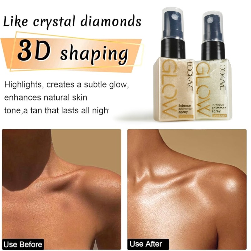 Shimmer Oil Spray Waterproof L - Body Shimmer Lotion 评论和价格