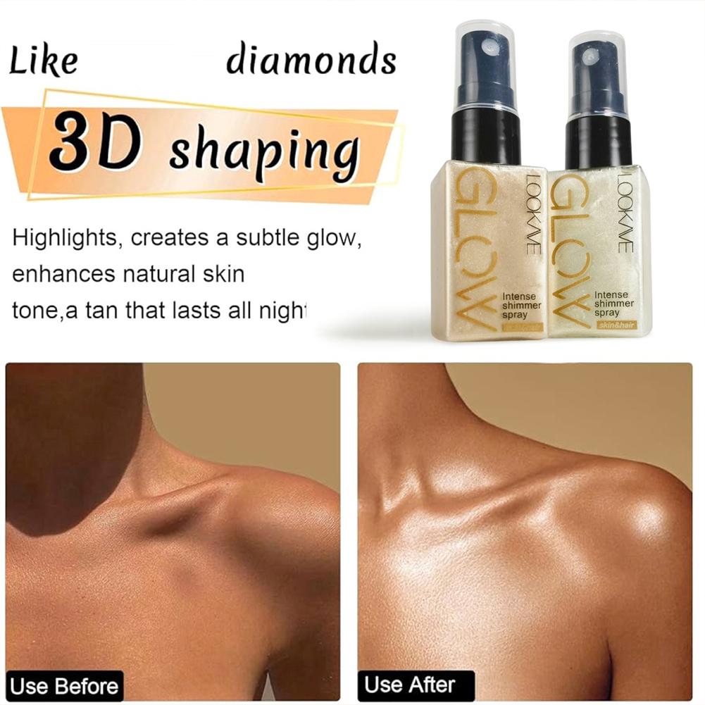 New Shimmer Oil Spray Waterpro - Body Shimmer Lotion 评论和价格