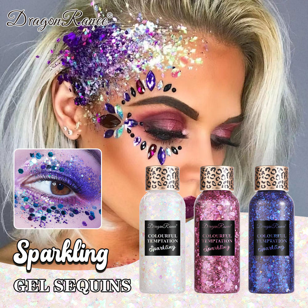 Eye Glitter Nail Hair Body Fac - Body Shimmer Lotion 评论和价格