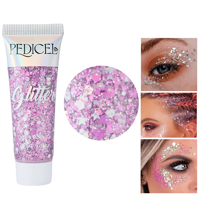 Eye Glitter Nail Hair Body Fac - Body Shimmer Lotion 评论和价格