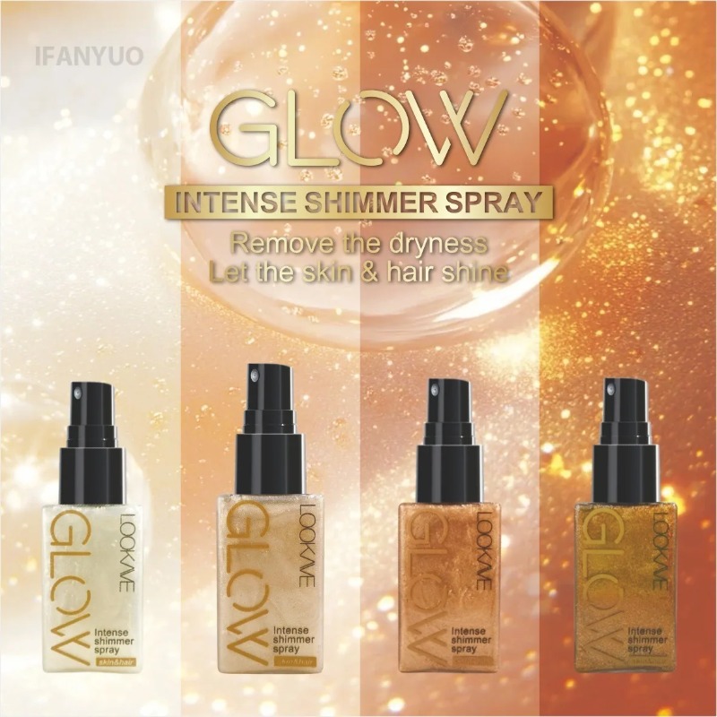 Pearlescent Glitter Spray Shim - Body Shimmer Lotion 评论和价格