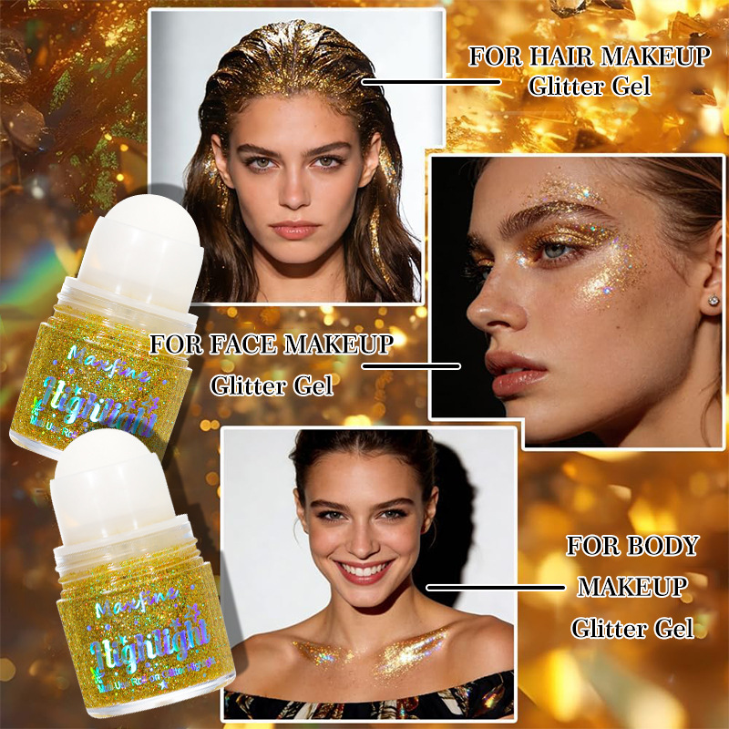 Roll-on Glitter Highlight Mult - Body Shimmer Lotion 评论和价格