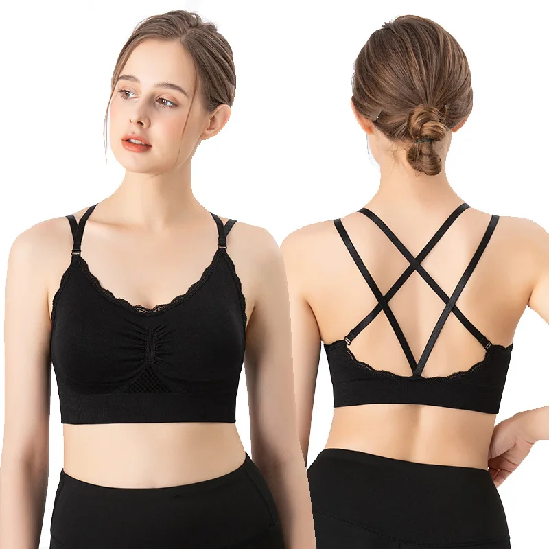 Sports Bra Lace Mesh Breathabl - Beauty & Makeup Katia Di Paola 评论和价格