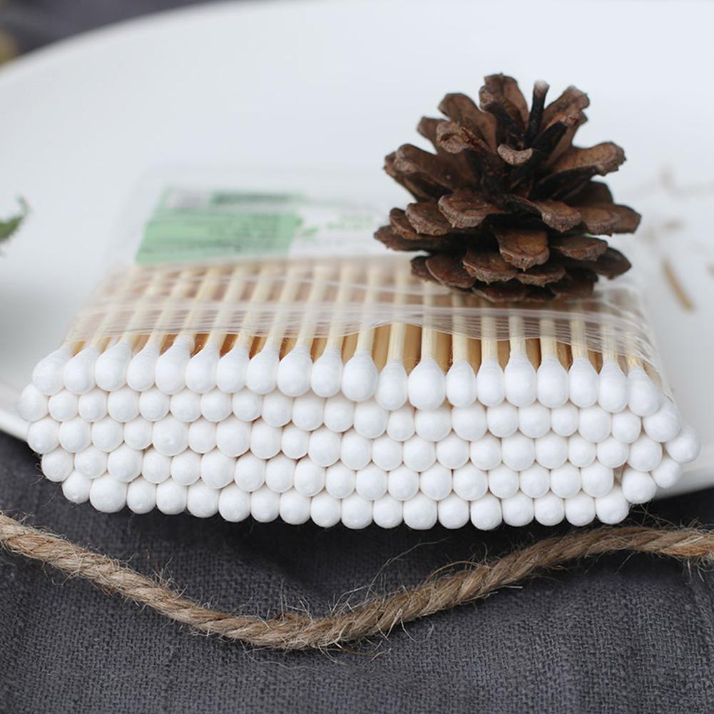 10/100pcs Disposable Cotton Sw - Beauty Of Makeup 评论和价格