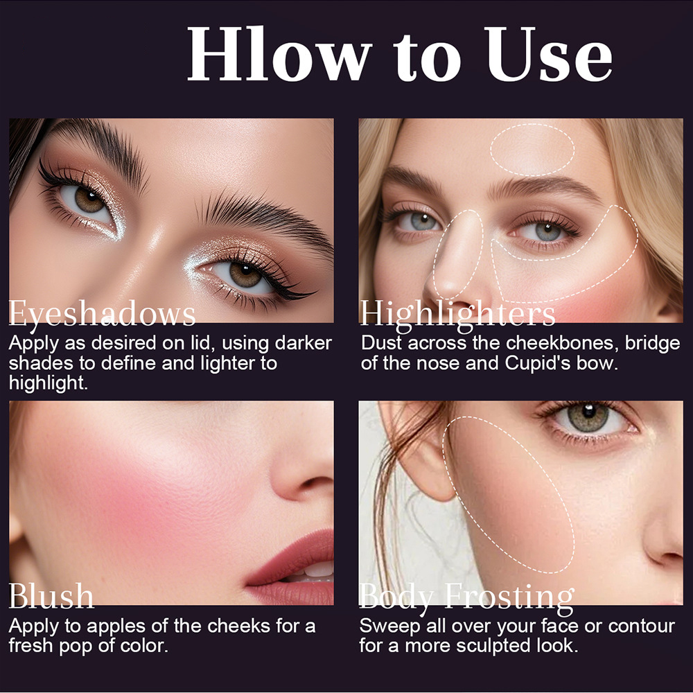 All-in-one Makeup Palette with - Highlighter Bronzer Palette 评论和价格